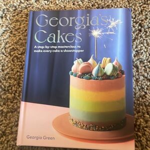New cookbook Georgia's cakes. 223 pages. Books by Anthropologie